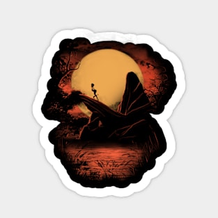 King In Moonlight Sticker